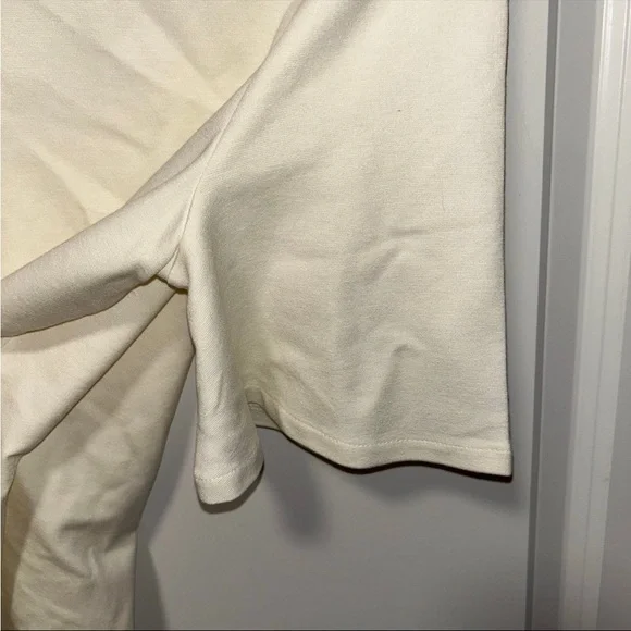 Ann Taylor Cream Short Sleeve Top - Picture 5 of 6